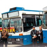 Când doi se cearta, transportul public face pana