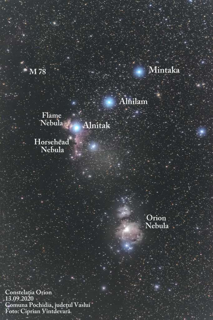prevent Sometimes sometimes handy O nouă imagine „de milioane” surprinsă aproape de Bârlad: numeroase obiecte  deep sky din constelația Orion, în același cadru | Monitorul de Vaslui