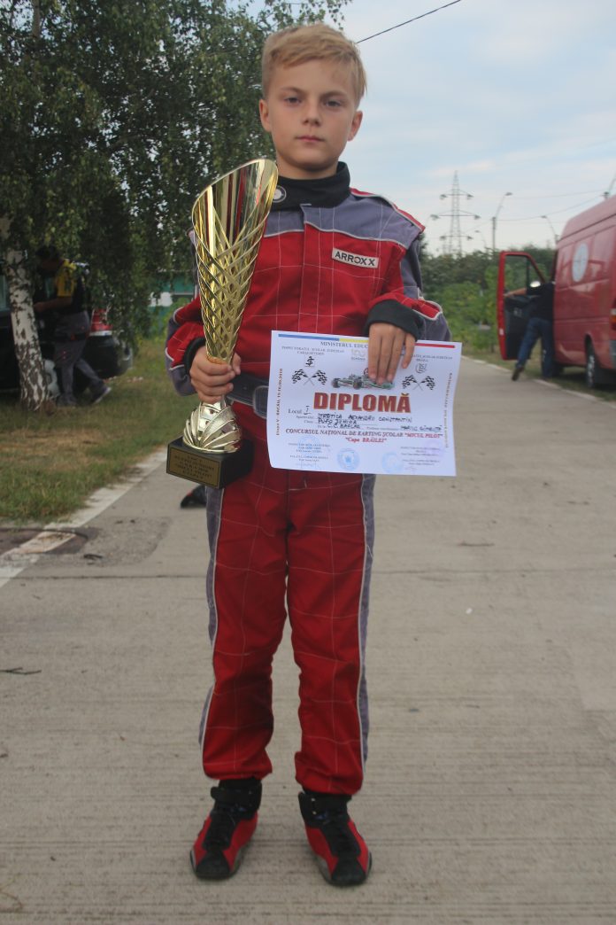 pilot karting Alexandru Stratica