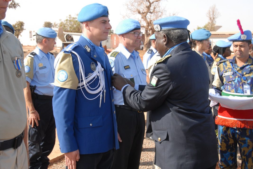 Maior vasluian de jandarmi, pus in slujba ONU