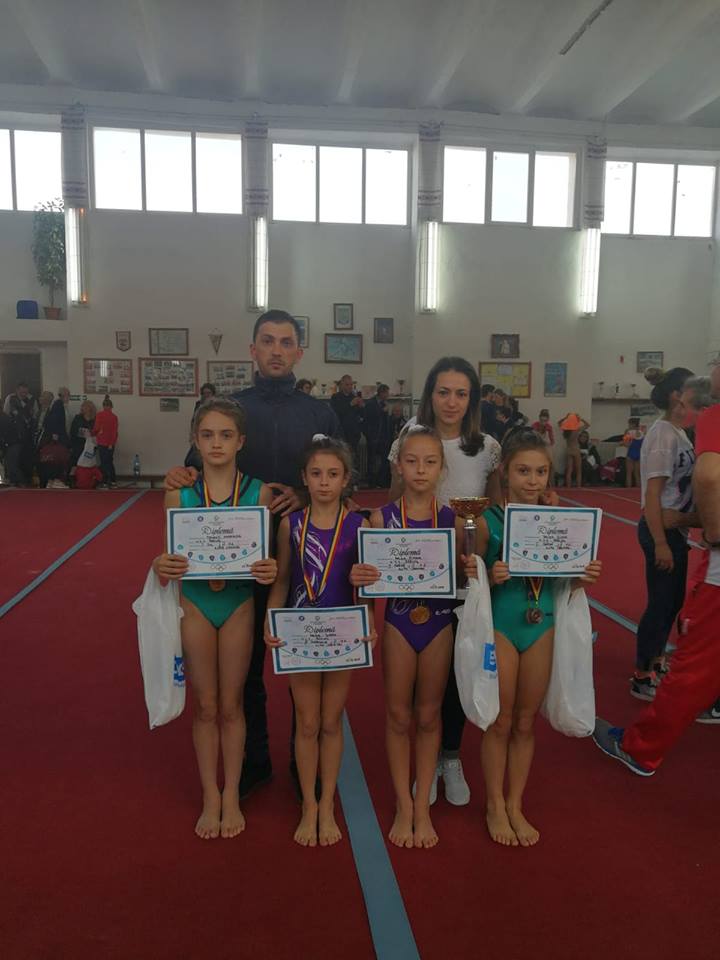 Gimnastele din Barlad, opt medalii la Cupa Vrancei Focsani