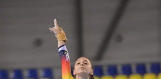 Barladeanca Daniela Trica, la Campionatul National de Gimnastica