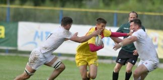 Doi rugbiști bârlădeni, cantonament în Franța