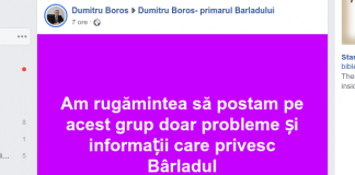 Primarul Bârladului și-a făcut grup pe Facebook