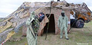 Unitatea Militară de Decontaminare din Huși a dezinfectat Spitalul Județean Suceava