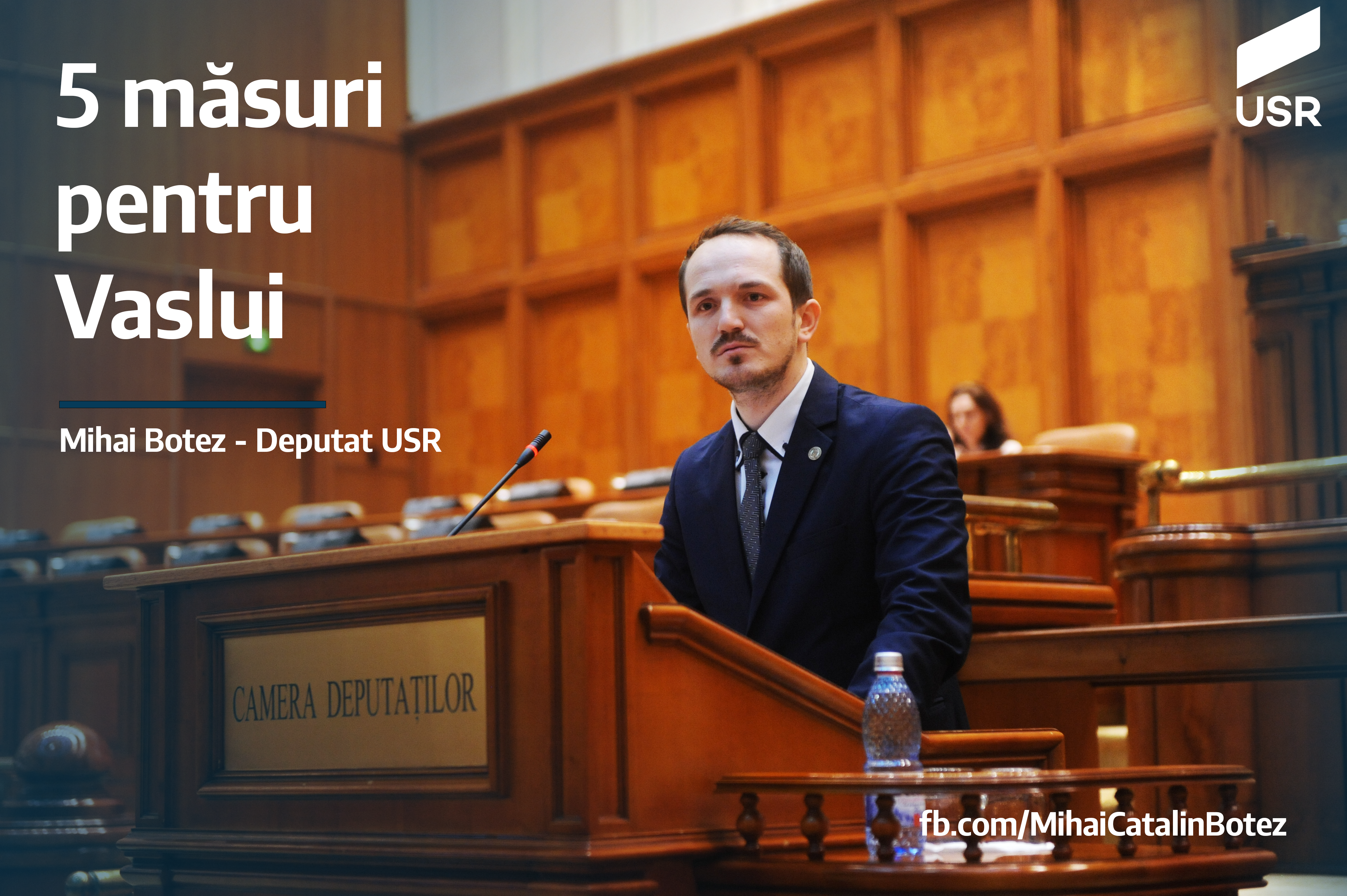 Mihai Botez (USR), cinci idei pentru dezvoltarea județului Vaslui