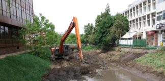 Albia pârâului Valea Seacă, igienizată și decolmatată
