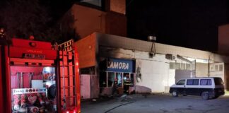 Magazin de cartier din Bârlad, distrus de un incendiu