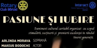 Spectacolul „Pasiune și iubire”, eveniment caritabil la Bârlad