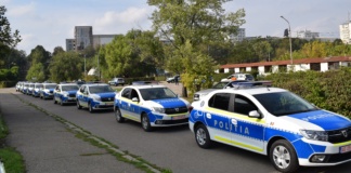 38 de autospeciale noi în dotarea Inspectoratului de Poliție Județean Vaslui