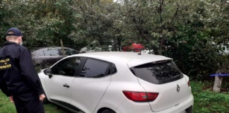 Renault Clio declarat furat din Franța, descoperit în Albița