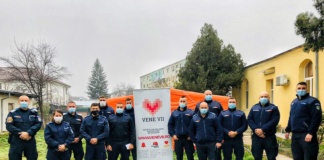 „Să ajutăm un îngeraș!” – campanie de donare de sânge a jandarmilor vasluieni