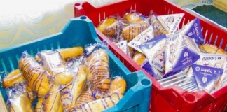 Lapte, corn și mere pentru școlarii din online!