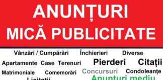 Anunțuri