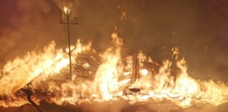 Bătrână de 80 de ani, găsită carbonizată în locuința cuprinsă de flăcări