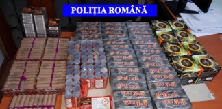 Articole pirotehnice depistate și ridicate de polițiști