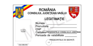 Președintele, vicepreședinții și consilierii județeni vor avea legitimații