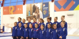 Gimnastă CSS Bârlad, în cantonament la Izvorani