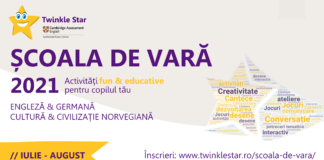 Cursuri intensive limba engleză, germană și norvegiană @Școala de Vară Twinkle Star