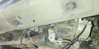 Un autoturism a luat foc în mers la Tanacu