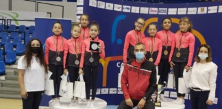 Echipele de gimnastică ale CSS Bârlad, aur și argint la Campionatul Național