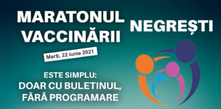 Negreștenii, invitați să ia parte la un nou Maraton al Vaccinării