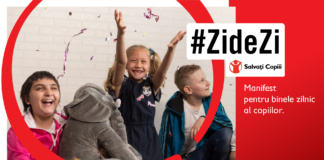 #ZideZi: Manifest pentru binele zilnic al copiilor. Campanie de conștientizare, responsabilizare și acțiune socială a Salvați Copiii România