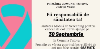 Primarul din Tutova invită femeile din comună la testare pentru cancer de col uterin