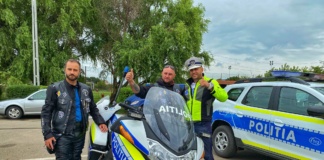 Polițiștii vasluieni, invitații moto-clubului Blue Knights Romania IV