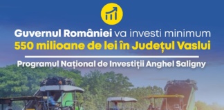 Tudor Polak, PNL: Guvernul României va investi minim 550 milioane lei în județul Vaslui, prin PNI „Anghel Saligny”
