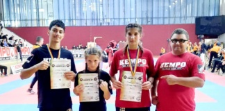 Luptătorii de la „Wazary Dojo” Bârlad, medaliați cu aur la Cupa României de Kempo K1