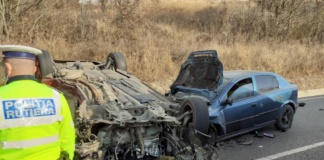 Accident grav la Dobrina