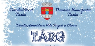 Primăria Vaslui îi invită pe vasluieni la Târgul de Crăciun