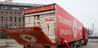 Crucea Roșie Vaslui, colectă pentru populația civilă din Ucraina
