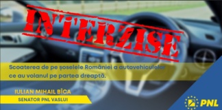 Senatorul Iulian Bîca: „Limitarea mașinilor cu volanul pe dreapta înseamnă mai multă siguranță pe șosele”