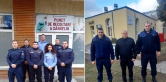 Deja-vu! Jandarmii vasluieni au donat sânge, din nou!