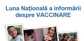 Aprilie, luna informării despre vaccinare