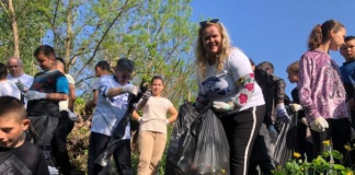 Ecologizare record la Vinderei, cu 150 de voluntari
