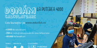 Șase instituții educaționale din județul Vaslui vor primi calculatoare prin proiectul Dăm Click pe România