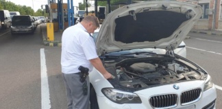 BMW furat din Finlanda, descoperit la Albița