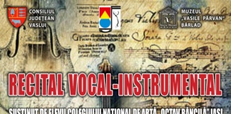 Elevii Colegiului „Octav Băncilă” Iași, în recital la Pavilionul „Marcel Guguianu”