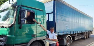 Remorcă cu număr fals de înmatriculare, depistată în trafic