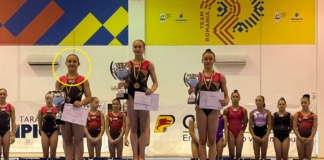 Gimnasta Amalia Puflea, trei medalii la Cupa Petrom