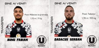 Alți doi rugbiști bârlădeni, transferați la CS Universitatea Cluj