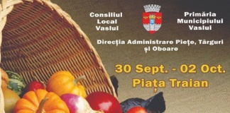 Primăria municipiului Vaslui vă invită la Târgul de Toamnă