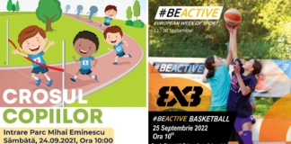 Copiii pasionați de sport, din Bârlad, invitați la competiții de cros și baschet 3×3