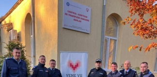 Jandarmii vasluieni au donat, din nou, sânge!