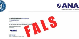Mesaje false în numele ANAF
