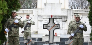 Erolul vasluienilor, Constantin Țurcanu, comemorat la monument