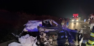 Accident la Zorleni: coleziune între un TIR și un autoturism